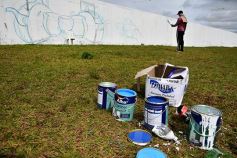 Foto de la galería: Ya está en marcha en Posadas el Mural más grande del mundo