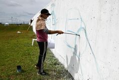 Foto de la galería: Ya está en marcha en Posadas el Mural más grande del mundo