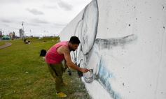 Foto de la galería: Ya está en marcha en Posadas el Mural más grande del mundo
