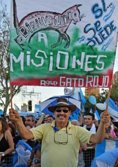 Foto de la galería: Mauricio Macri vino a Posadas con la campaña del "Sí, se puede"