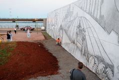 Foto de la galería: Un festival de lujo para inaugurar el mural más grande del mundo en Posadas