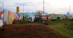 Foto de la galería: Un festival de lujo para inaugurar el mural más grande del mundo en Posadas