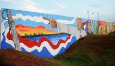 Foto de la galería: Un festival de lujo para inaugurar el mural más grande del mundo en Posadas