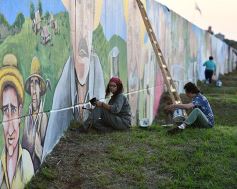 Foto de la galería: Un festival de lujo para inaugurar el mural más grande del mundo en Posadas