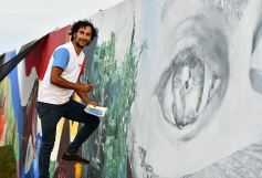 Foto de la galería: Un festival de lujo para inaugurar el mural más grande del mundo en Posadas