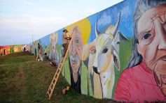 Foto de la galería: Un festival de lujo para inaugurar el mural más grande del mundo en Posadas