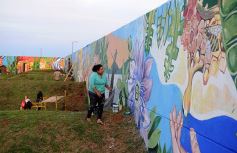 Foto de la galería: Un festival de lujo para inaugurar el mural más grande del mundo en Posadas