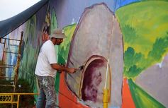 Foto de la galería: Un festival de lujo para inaugurar el mural más grande del mundo en Posadas