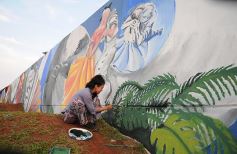 Foto de la galería: Un festival de lujo para inaugurar el mural más grande del mundo en Posadas