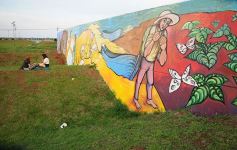 Foto de la galería: Un festival de lujo para inaugurar el mural más grande del mundo en Posadas