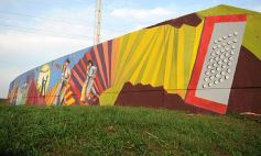 Foto de la galería: Un festival de lujo para inaugurar el mural más grande del mundo en Posadas