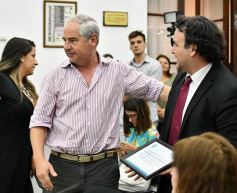 Foto de la galería: El Concejo reconoció la labor de distintos personajes e instituciones de Posadas, entre ellos al fotógrafo Sixto Fariña