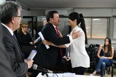 Foto de la galería: Entregaron sus diplomas a los diputados nacionales electos por Misiones