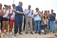 Foto de la galería: Es una realidad la pista de atletismo del Cepard en Posadas