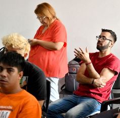 Foto de la galería: Prestigiosos reporteros gráficos dieron una charla a alumnos de la UPM