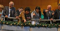 Foto de la galería: Fiesta de la democracia: juraron el gobernador y el vice y reeligieron a Carlos Rovira al frente de la Legislatura