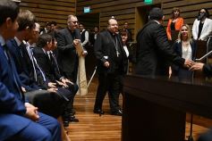 Foto de la galería: Fiesta de la democracia: juraron el gobernador y el vice y reeligieron a Carlos Rovira al frente de la Legislatura