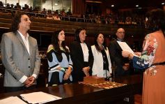 Foto de la galería: Fiesta de la democracia: juraron el gobernador y el vice y reeligieron a Carlos Rovira al frente de la Legislatura