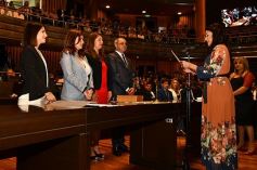 Foto de la galería: Fiesta de la democracia: juraron el gobernador y el vice y reeligieron a Carlos Rovira al frente de la Legislatura
