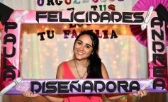 Foto de la galería: Paula se recibió de diseñadora y la familia celebró a lo grande
