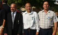 Sixto Fotografías. Sociedad. Acto aniversario - Homenajearon a los héroes de Malvinas en la costanera de Posadas