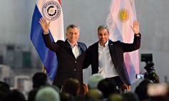 Sixto Fotografías. Sociedad. Yacyretá  EBY - Los presidentes Macri y Mario Benítez inauguran el nuevo paso fronterizo Ituzaingó-Ayolas