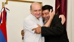 Foto de la galería: Juraron como ministros Samuel López y Joselo Schuap