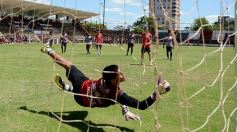 Foto de la galería: Guaraní derrotó a Atlético Posadas en otra jornada de amistosos en Villa Sarita