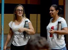 Foto de la galería: Huevo Sánchez dictó una interesantísima clínica de básquet en el Mitre