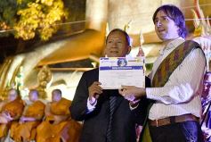 Foto de la galería: La comunidad laosiana festejó sus cuatro décadas en Misiones con la inauguración del Buda gigante