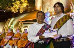 Foto de la galería: La comunidad laosiana festejó sus cuatro décadas en Misiones con la inauguración del Buda gigante