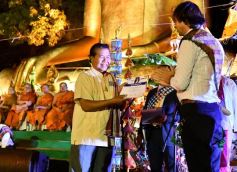 Foto de la galería: La comunidad laosiana festejó sus cuatro décadas en Misiones con la inauguración del Buda gigante