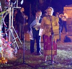 Foto de la galería: La comunidad laosiana festejó sus cuatro décadas en Misiones con la inauguración del Buda gigante