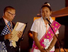 Foto de la galería: La comunidad laosiana festejó sus cuatro décadas en Misiones con la inauguración del Buda gigante