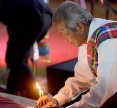Foto de la galería: La comunidad laosiana festejó sus cuatro décadas en Misiones con la inauguración del Buda gigante