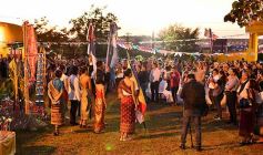 Foto de la galería: La comunidad laosiana festejó sus cuatro décadas en Misiones con la inauguración del Buda gigante