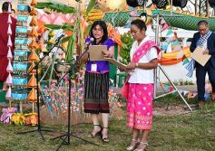 Foto de la galería: La comunidad laosiana festejó sus cuatro décadas en Misiones con la inauguración del Buda gigante