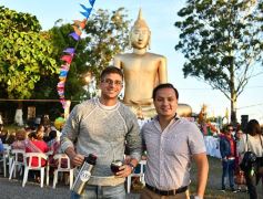 Foto de la galería: La comunidad laosiana festejó sus cuatro décadas en Misiones con la inauguración del Buda gigante