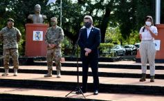 Foto de la galería: Rossi supervisó el despliegue de las Fuerzas Armadas en la lucha contra el coronavirus