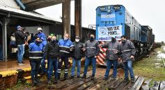 Foto de la galería: Con la llegada de la primera formación se reactivó el servicio de trenes de carga en Misiones