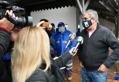 Foto de la galería: Con la llegada de la primera formación se reactivó el servicio de trenes de carga en Misiones