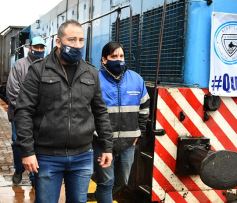 Foto de la galería: Con la llegada de la primera formación se reactivó el servicio de trenes de carga en Misiones