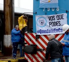 Foto de la galería: Con la llegada de la primera formación se reactivó el servicio de trenes de carga en Misiones