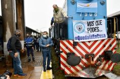 Foto de la galería: Con la llegada de la primera formación se reactivó el servicio de trenes de carga en Misiones