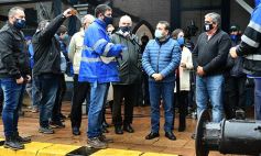 Foto de la galería: Con la llegada de la primera formación se reactivó el servicio de trenes de carga en Misiones