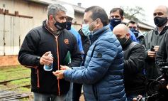 Foto de la galería: Con la llegada de la primera formación se reactivó el servicio de trenes de carga en Misiones