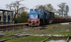 Foto de la galería: Con la llegada de la primera formación se reactivó el servicio de trenes de carga en Misiones