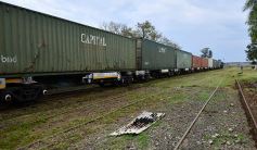 Foto de la galería: Partió de Garupá el tren de cargas con casi mil toneladas de producción misionera