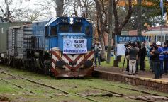 Foto de la galería: Partió de Garupá el tren de cargas con casi mil toneladas de producción misionera