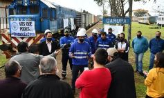 Foto de la galería: Partió de Garupá el tren de cargas con casi mil toneladas de producción misionera